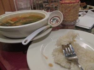 Vegan Tom Kha Soup with Sticky Rice